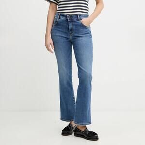 Weekend Max Mara Rapallo Jeans Womens 8 Blue Denim High Waist Flared Leg